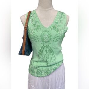 Vintage beaded top